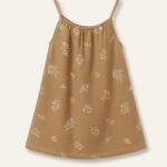 Brown Flower Dress