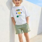 Green Waves T-shirt and Short set