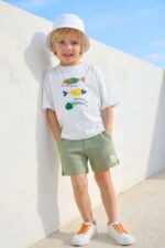 Green Waves T-shirt and Short set